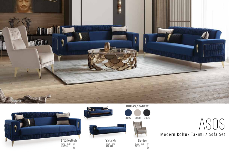 Asos Salon Takımı Living Room Set