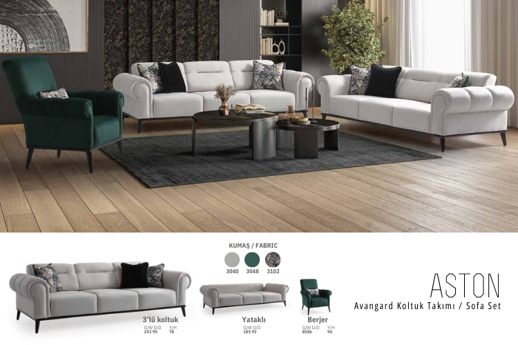 Aston Salon Takımı Living Room Set