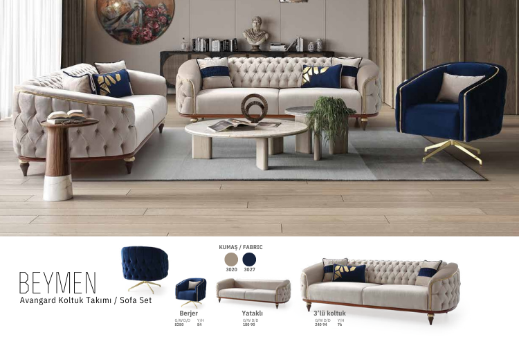 Beymen Salon Takımı Living Room Set