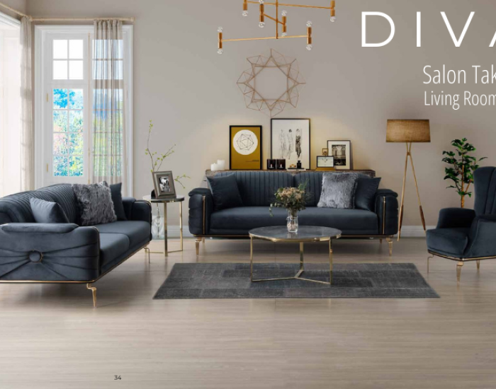 Diva Salon Takımı Living Room Set