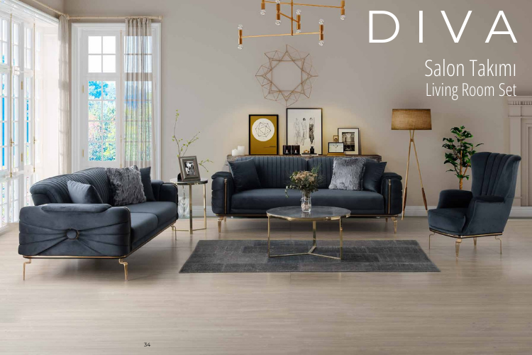 Diva Salon Takımı Living Room Set