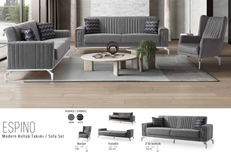 Espino Salon Takımı Living Room Set