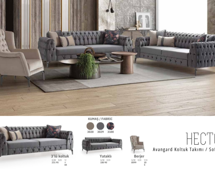 Hector Salon Takımı Living Room Set