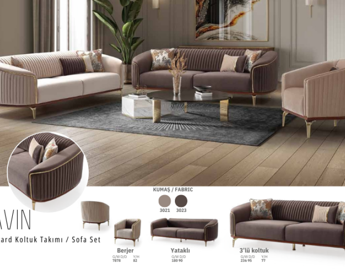 Lavin Salon Takımı Living Room Set