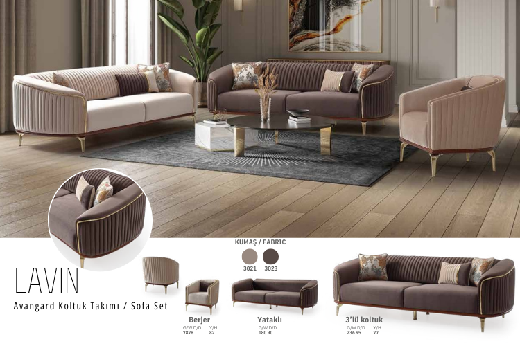 Lavin Salon Takımı Living Room Set