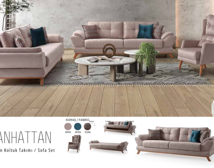 Manhattan Salon Takımı Living Room Set