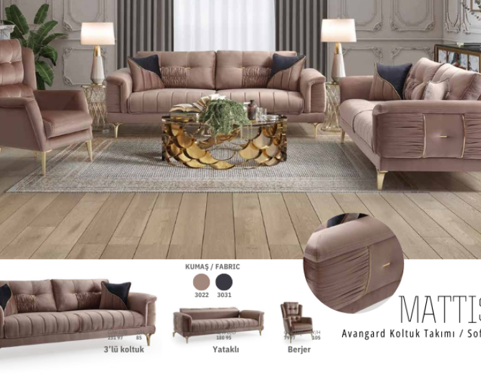 Mattist Salon Takımı Living Room Set