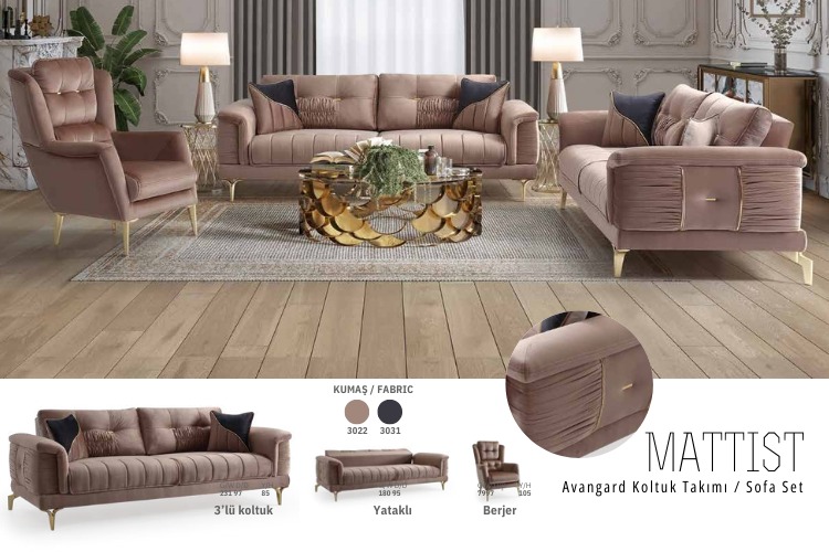 Mattist Salon Takımı Living Room Set