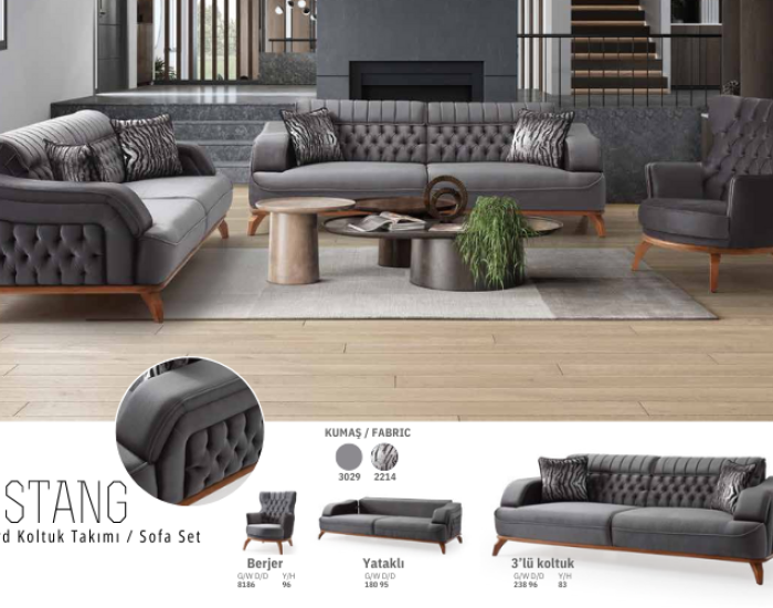 Mustang Salon Takımı Living Room Set