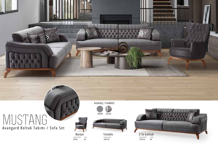 Mustang Salon Takımı Living Room Set