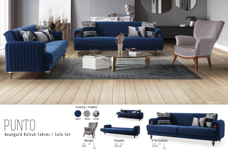 Punto Salon Takımı Living Room Set