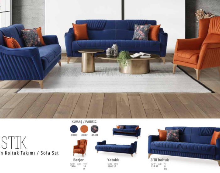 Rustik Salon Takımı Living Room Set