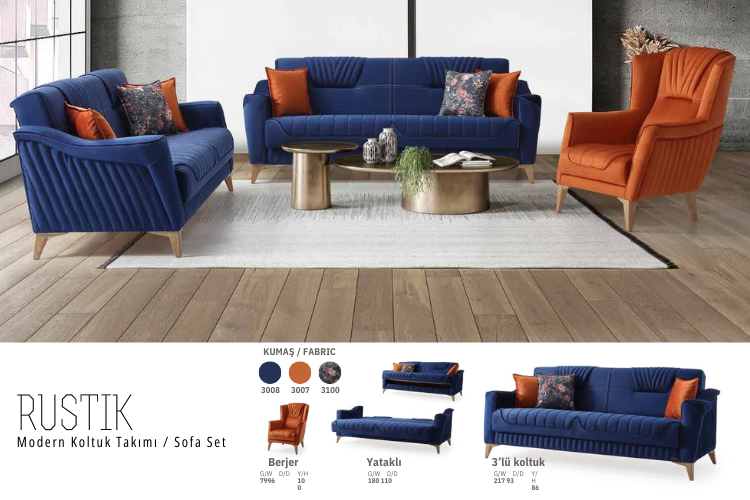 Rustik Salon Takımı Living Room Set