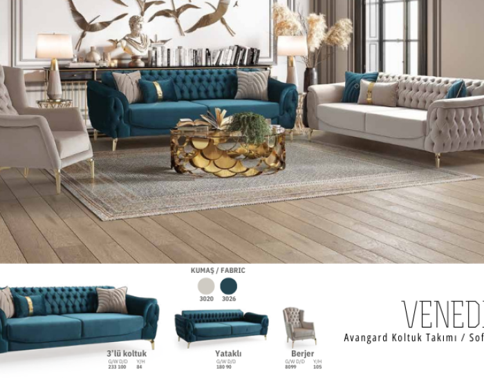 Venedik Salon Takımı Living Room Set