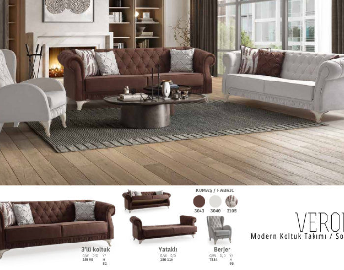 Verona Salon Takımı Living Room Set