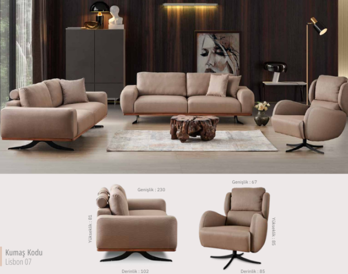 Zen Salon Takımı Living Room Set